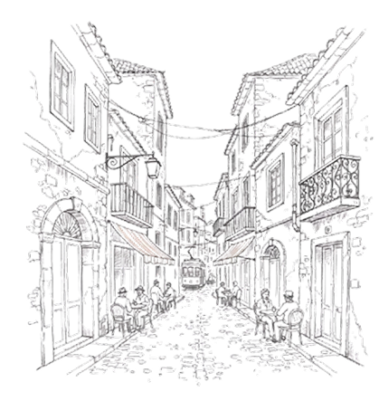 whenever i go, i do urban sketching